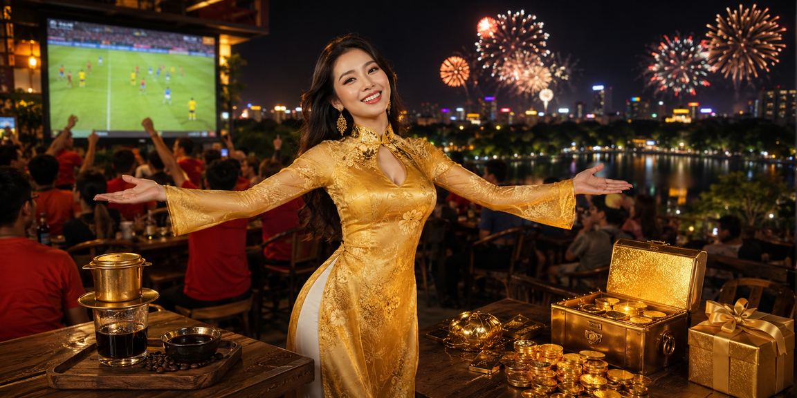 Người dùng Hà Nội đọc thông tin tiền thưởng cá cược trên điện thoại