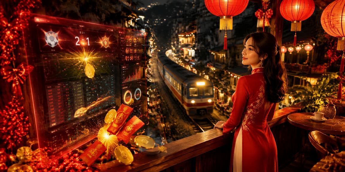 Người chơi tại Hà Nội xem kèo casino trong quán cà phê buổi tối